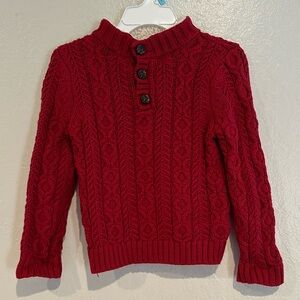 Baby boy red sweater